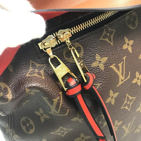 LOUIS VUITTON Brown Monogram Canvas Shoulder Bag - Picture 7 of 11